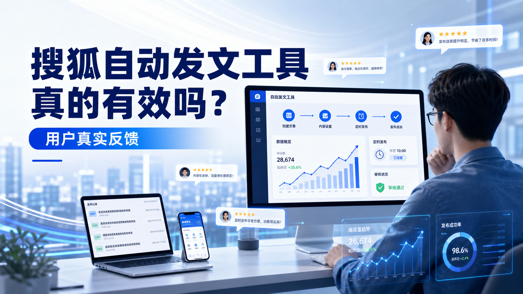 搜狐自动发文工具真的有效吗？荆门用户的真实反馈