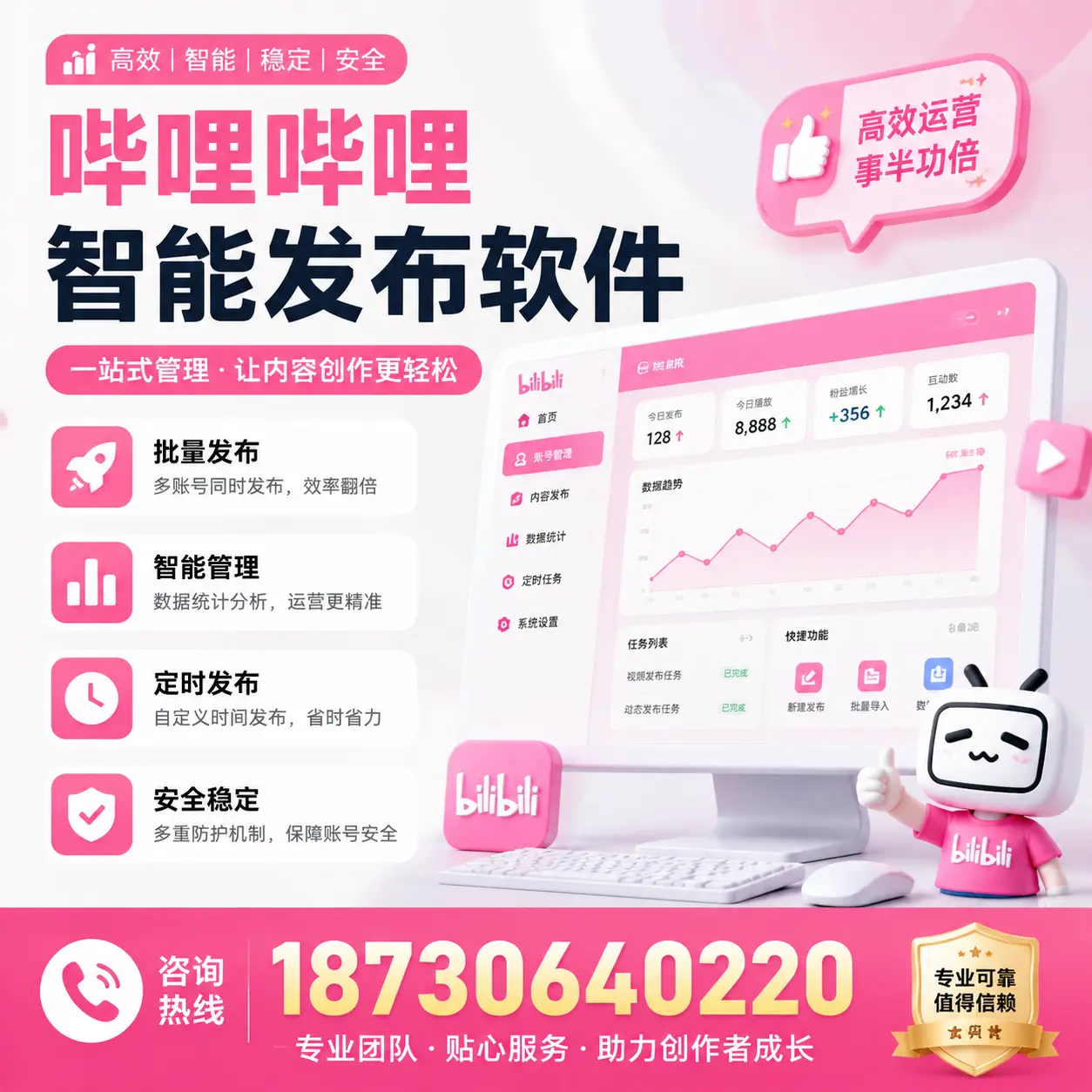 如何评估哔哩哔哩智能发布软件的ROI?荆门 企业必读